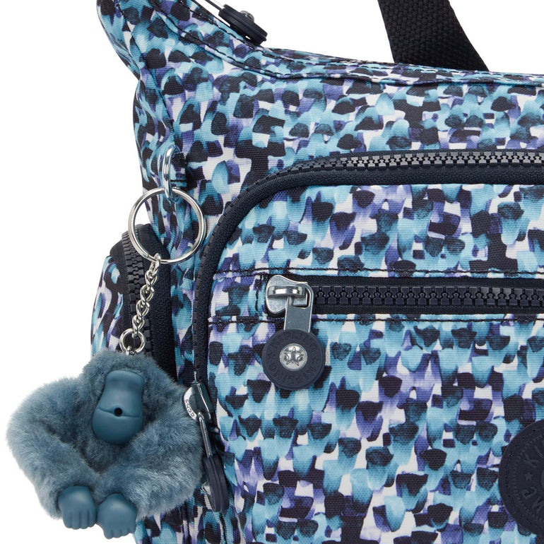 Kipling Gabbie Small Printed Crossbody Bag - Rainy Feathers