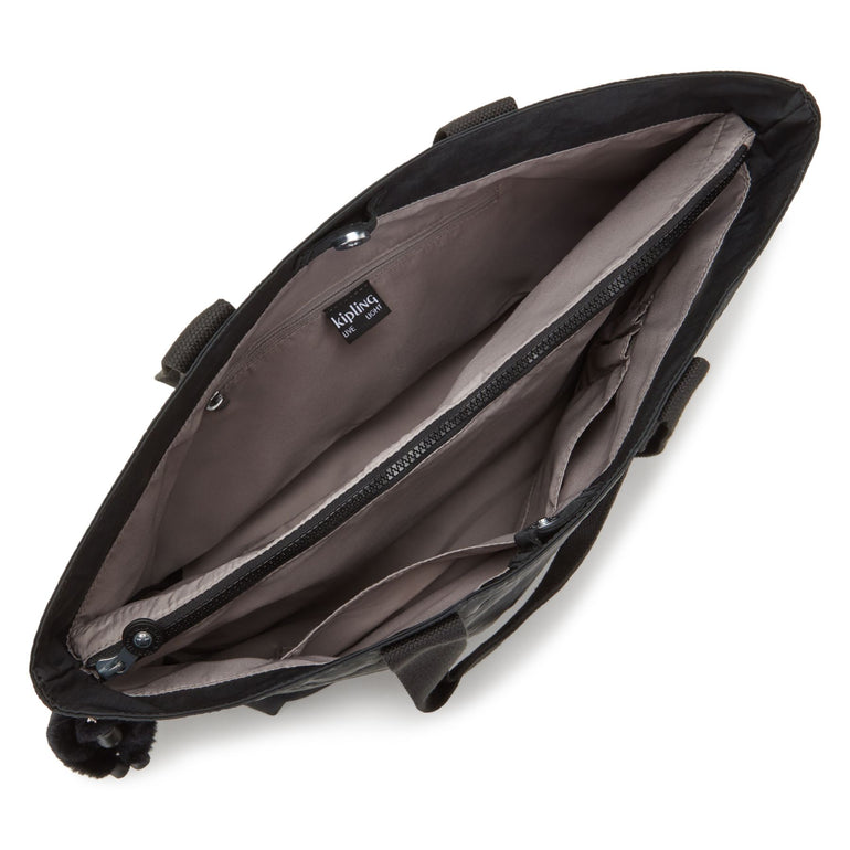Kipling Colissa Grand fourre-tout avec compartiment pour ordinateur portable - Black Noir