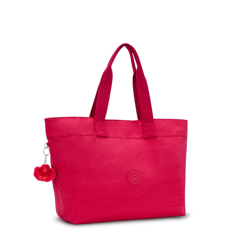 Kipling Colissa Large Tote with Laptop Compartment - Confetti Pink
