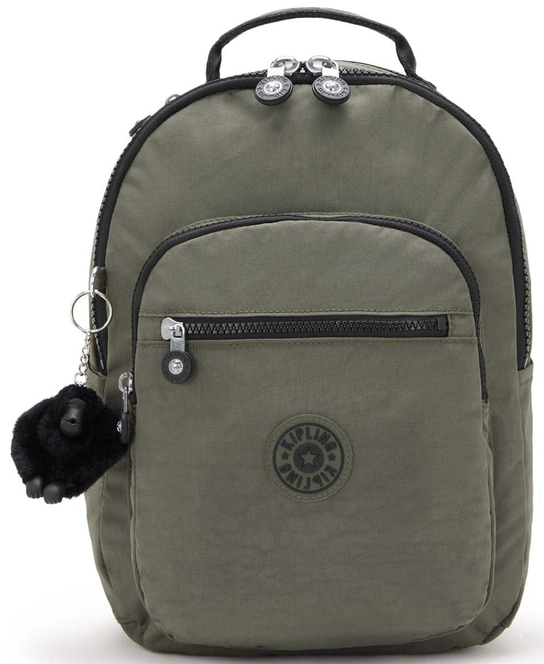 Kipling Seoul Small Tablet Backpack - Green Moss