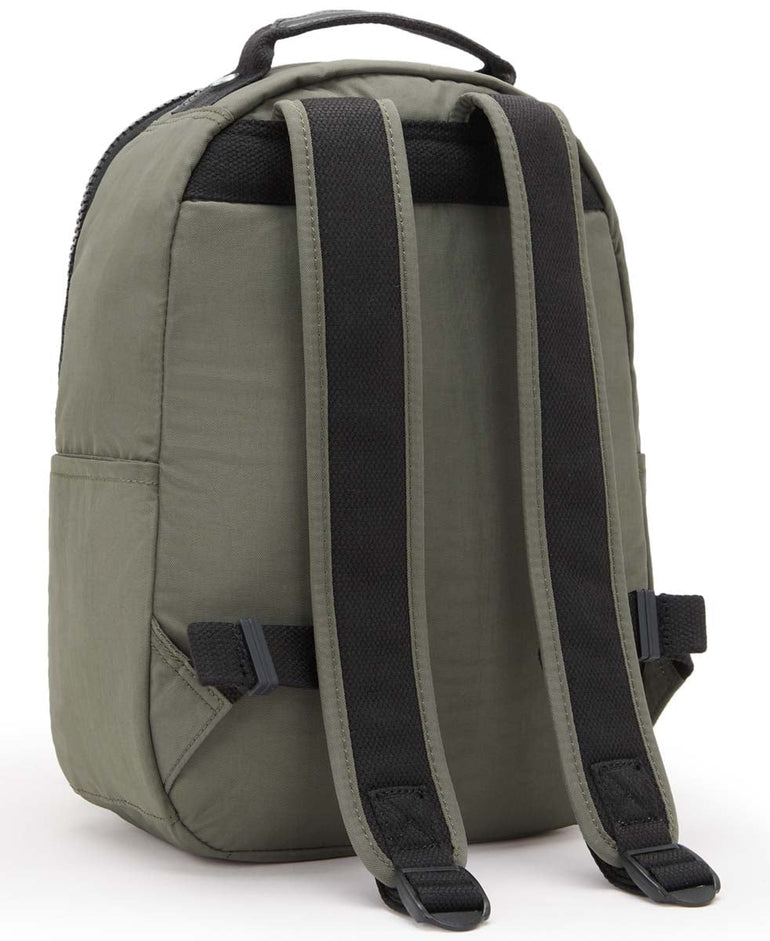Kipling Seoul Small Tablet Backpack - Green Moss