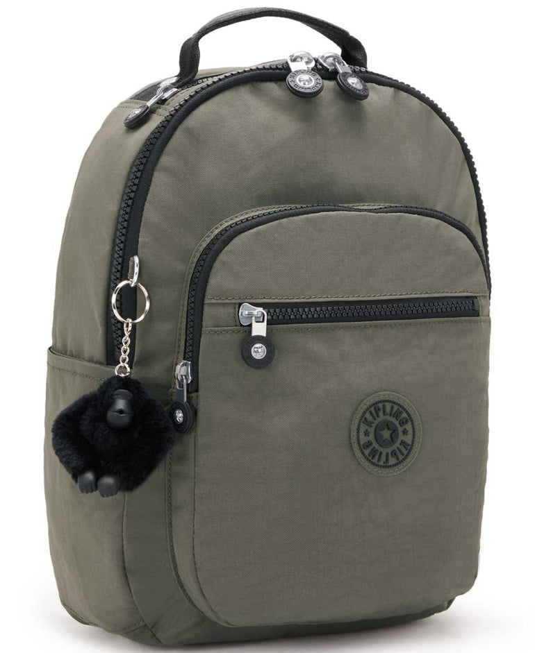 Kipling Seoul Small Tablet Backpack - Green Moss