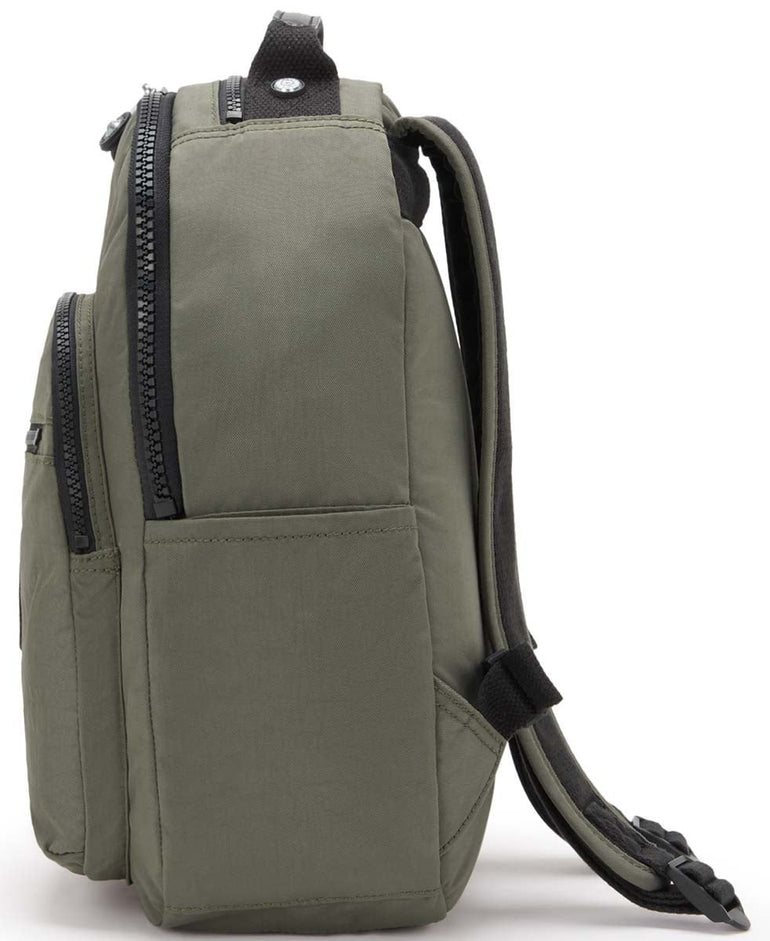 Kipling Seoul Small Tablet Backpack - Green Moss