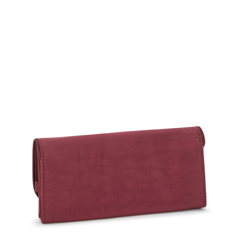 Kipling Money Land Snap Wallet - Lounge Wine