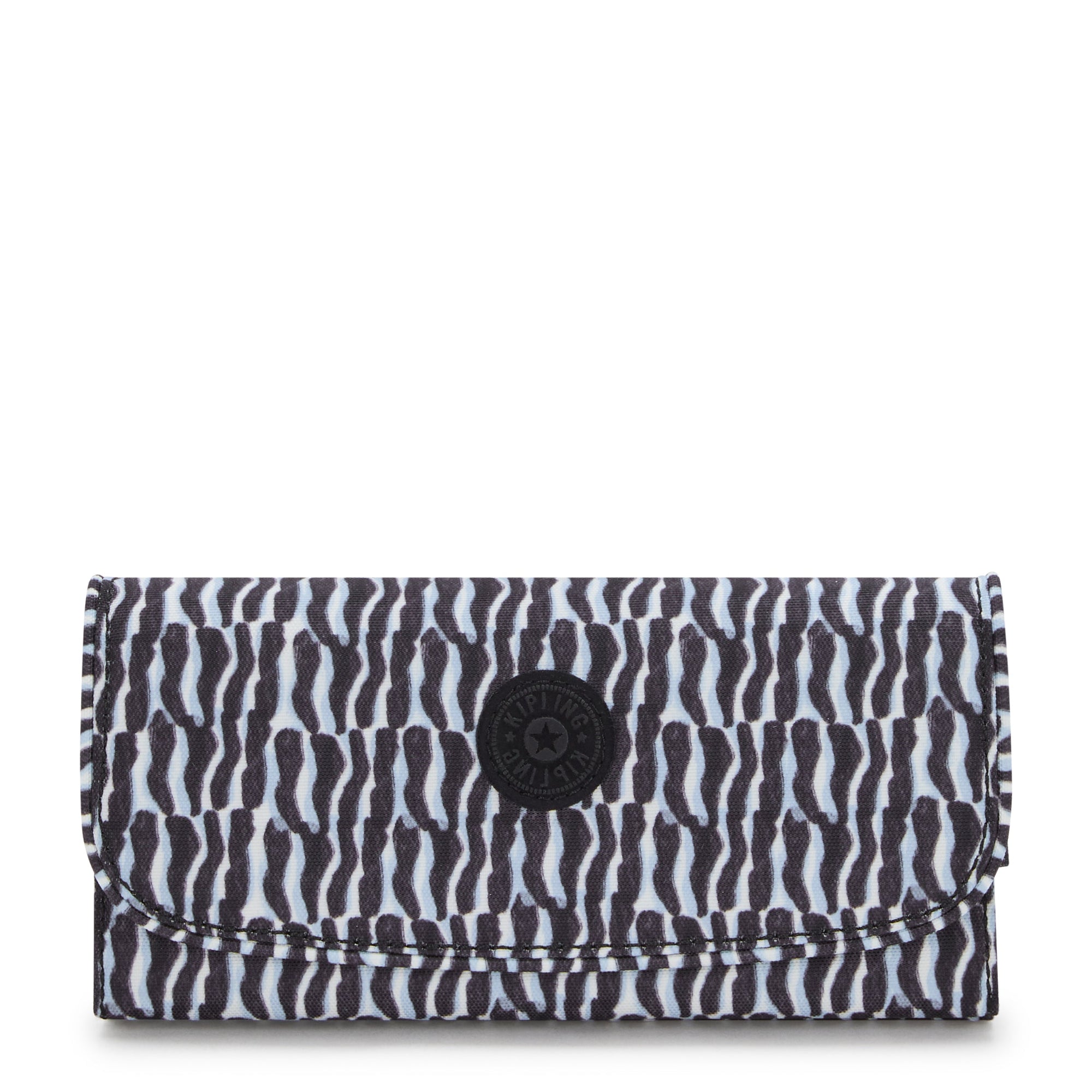 Kipling Money Land Printed Snap Wallet - Holiday Waves