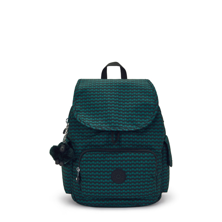 Kipling City Pack Small Printed Backpack - Dark Lobby Tile