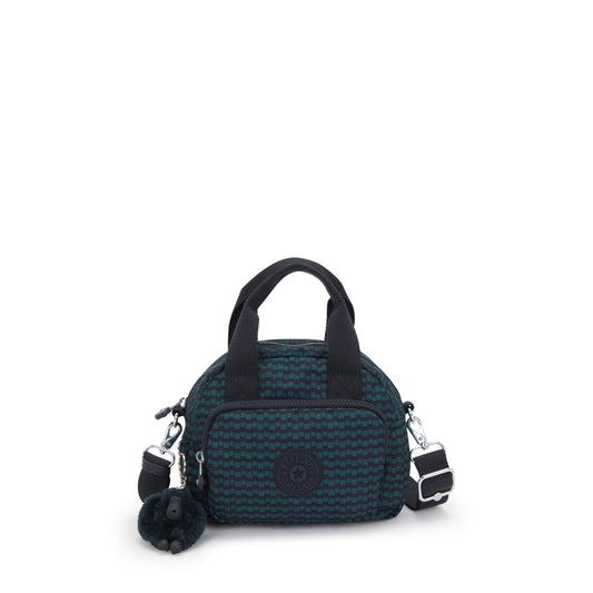 Kipling Defea Mini Printed Crossbody Bag - Dark Lobby Tile