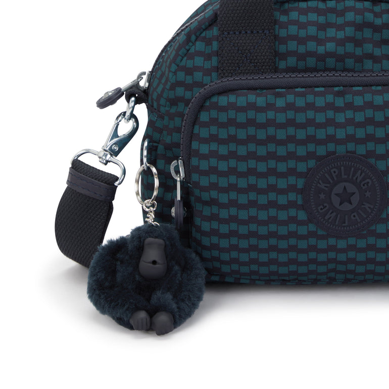 Kipling Defea Mini Printed Crossbody Bag - Dark Lobby Tile