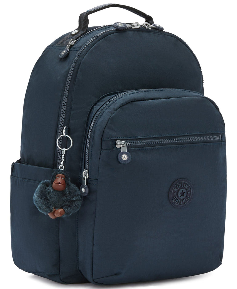Kipling Seoul Large 15" Laptop Backpack - True Blue Tonal 2