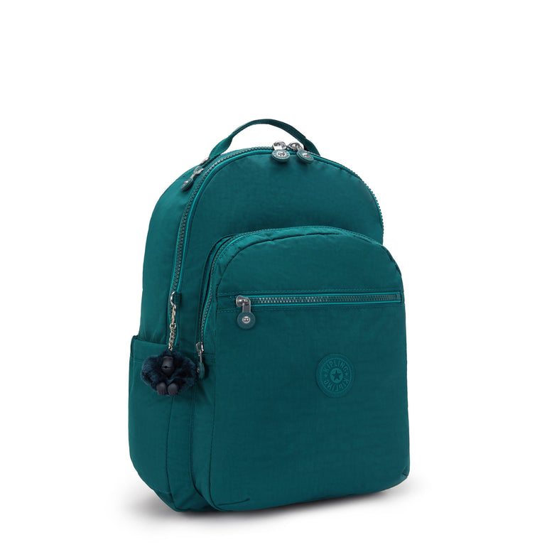 Kipling Seoul Large 15" Laptop Backpack - Tailored Green