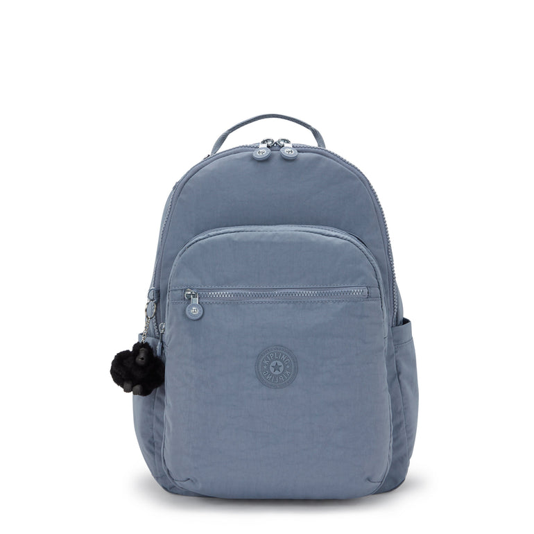 Kipling Seoul Large 15" Laptop Backpack - Blue Stone