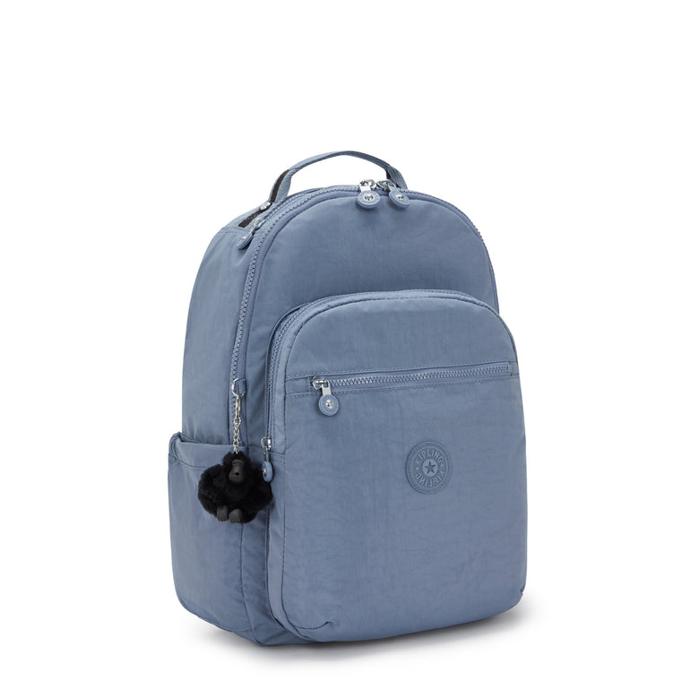 Kipling Seoul Large 15" Laptop Backpack - Blue Stone