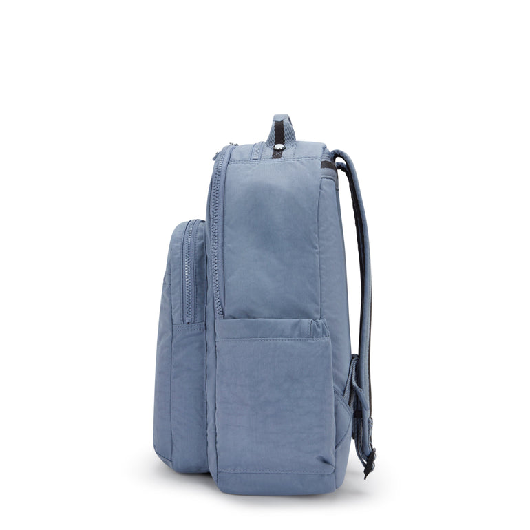 Kipling Seoul Large 15" Laptop Backpack - Blue Stone