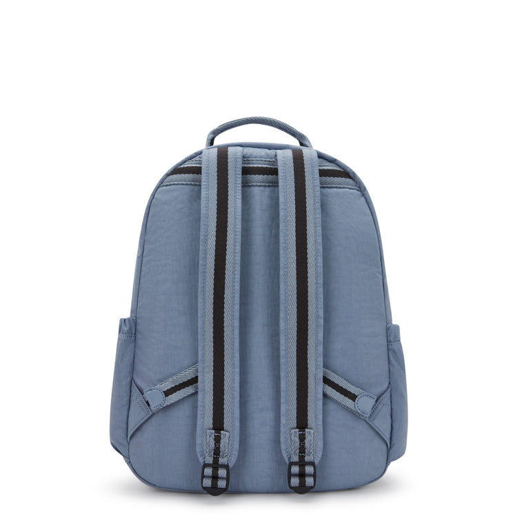 Kipling Seoul Large 15" Laptop Backpack - Blue Stone