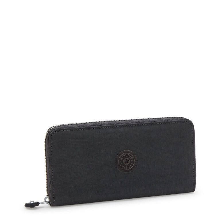 Kipling Money World Wallet - Black Noir