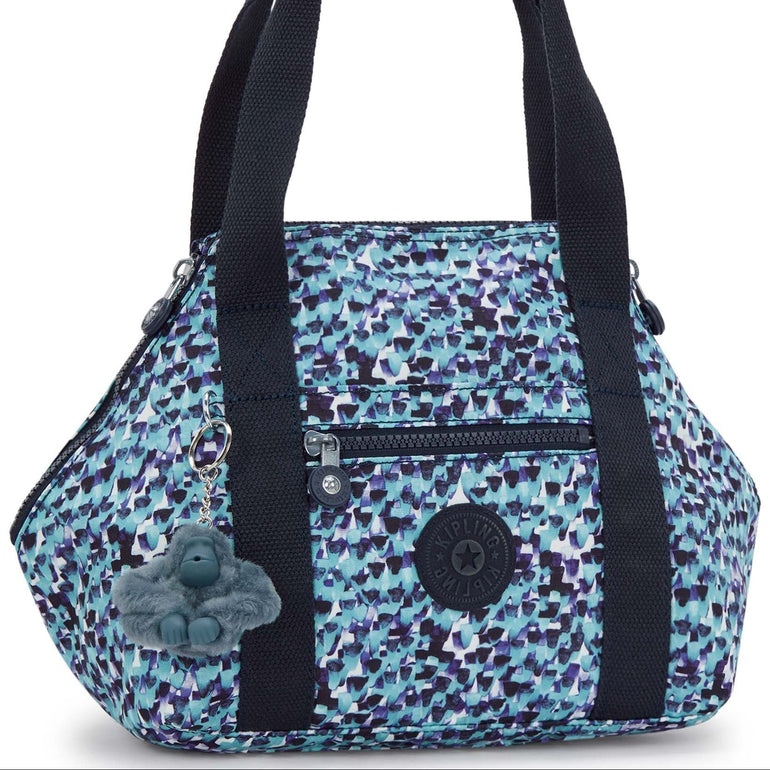 Kipling Art Mini Printed Shoulder Bag - Rainy Feathers