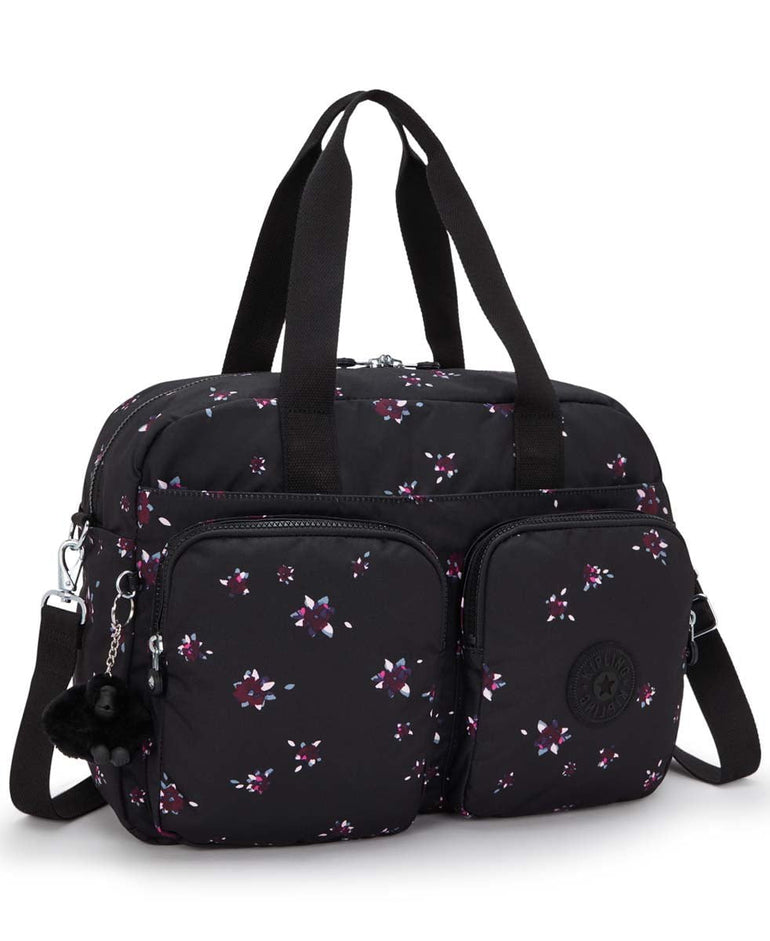 Kipling Defea Extra Large Printed Weekender Duffle Bag - Night Flower