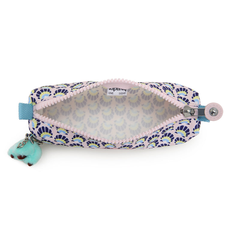 Kipling Freedom Printed Pencil Case - Geo Shell