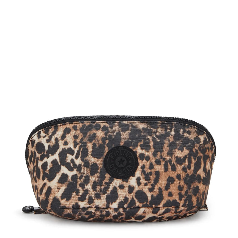 Kipling Mirko Medium Printed Toiletry Bag - Wild Leopard