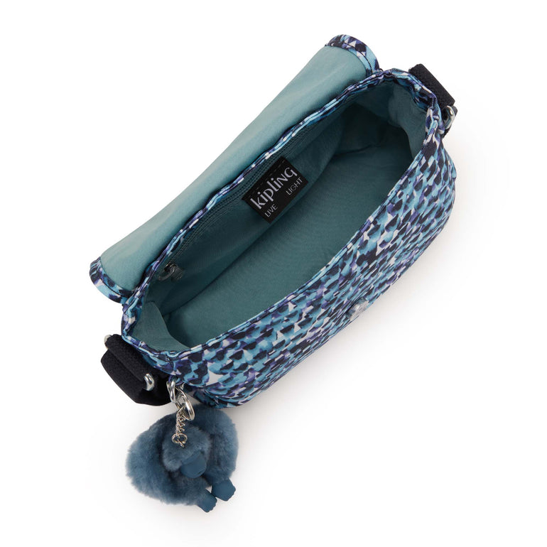 Kipling Sabian Printed Crossbody Mini Bag - Rainy Feathers