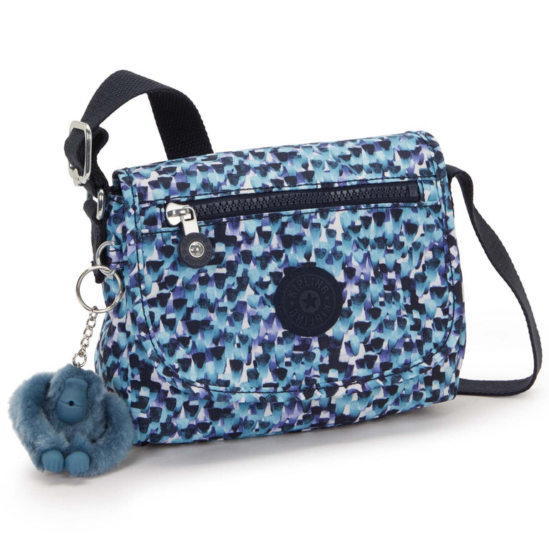 Kipling Sabian Printed Crossbody Mini Bag - Rainy Feathers