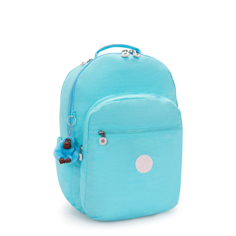 Kipling Seoul Extra Large 17" Laptop Backpack - Poppy Aqua