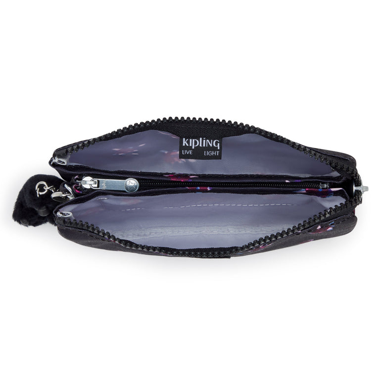 Kipling Creativity Large Printed Pouch - Night Flower
