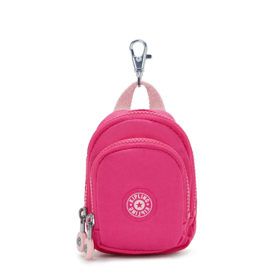 Kipling Mini Seoul Key Charm - Intense Rose