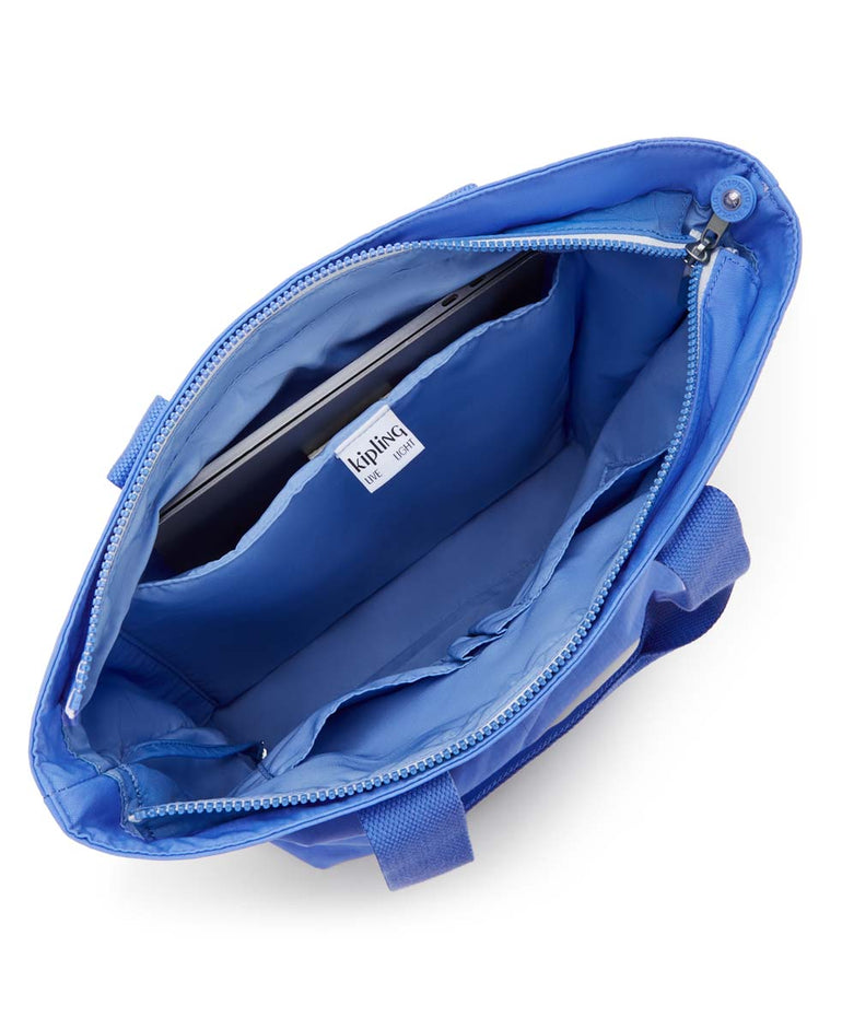 Kipling Hanifa Fourre-tout pour ordinateur portable 15 po - Cocktail Blue