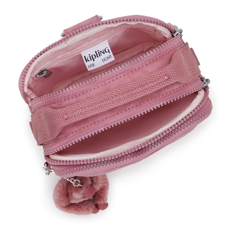 Kipling Cahir Convertible Mini Backpack - Cosmo Pink