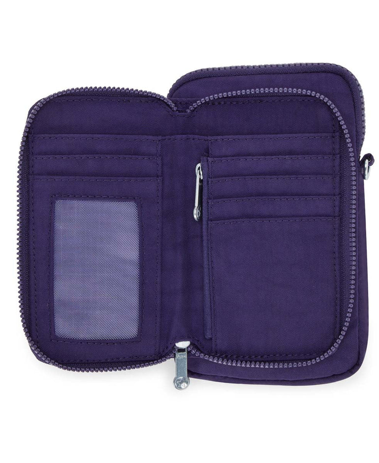 Kipling Telmo Wallet Crossbody Bag - Moonlit Blue