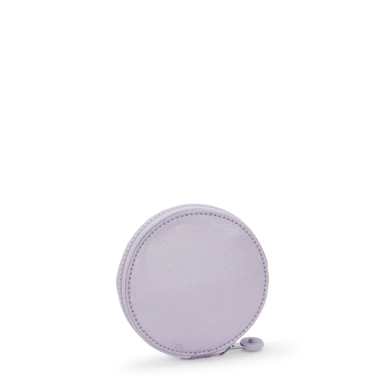 Kipling Ysabella Metallic Jewelry Pouch - Lilac Moon Metallic