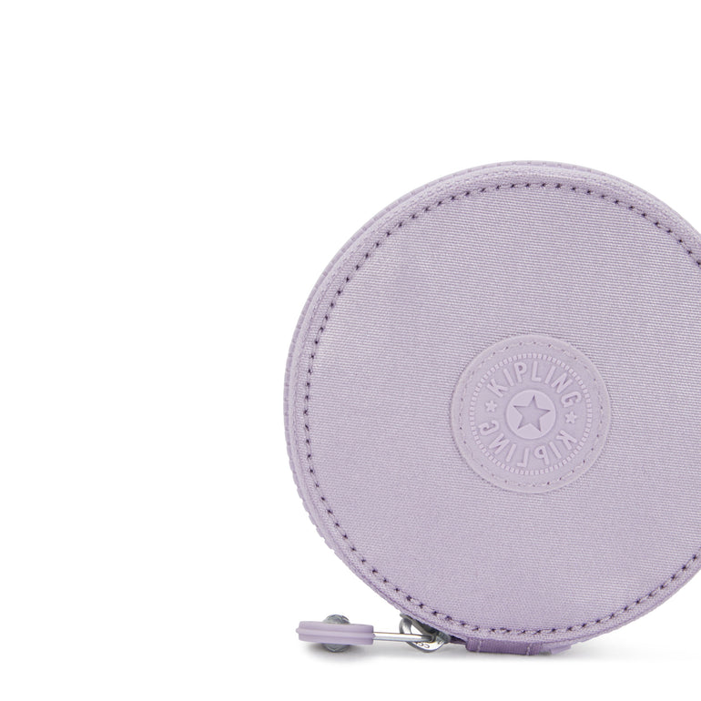 Kipling Ysabella Metallic Jewelry Pouch - Lilac Moon Metallic
