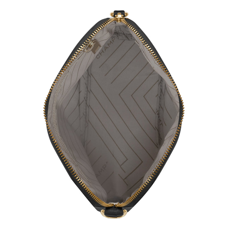 Champs Gala Leather Top-Zip Shoulder Bag