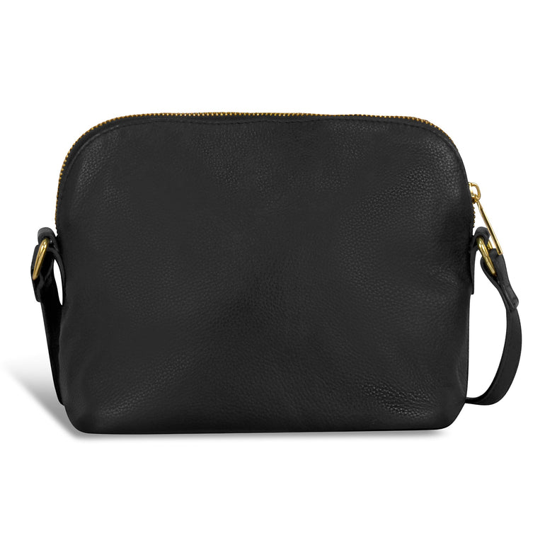 Champs Gala Leather Top-Zip Shoulder Bag