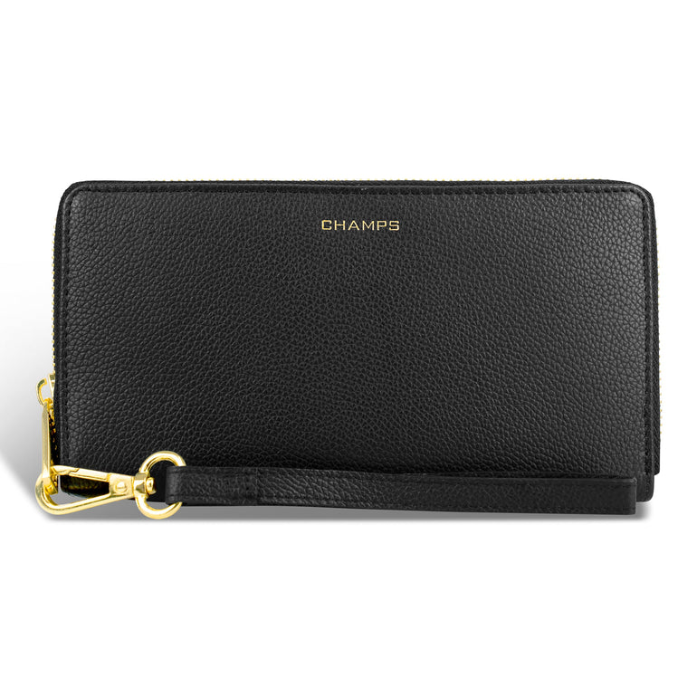 Champs Gala Leather Zip-Clutch Wallet