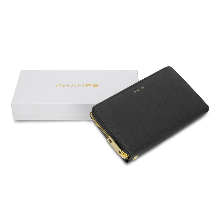 Champs Gala Leather Zip-Clutch Wallet