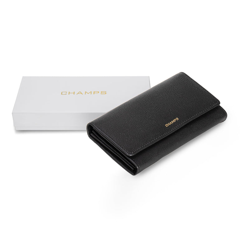Champs Gala Leather Flap-Clutch Wallet
