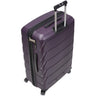 Mancini Melbourne Collection Expandable Polypropylene Spinner Luggage