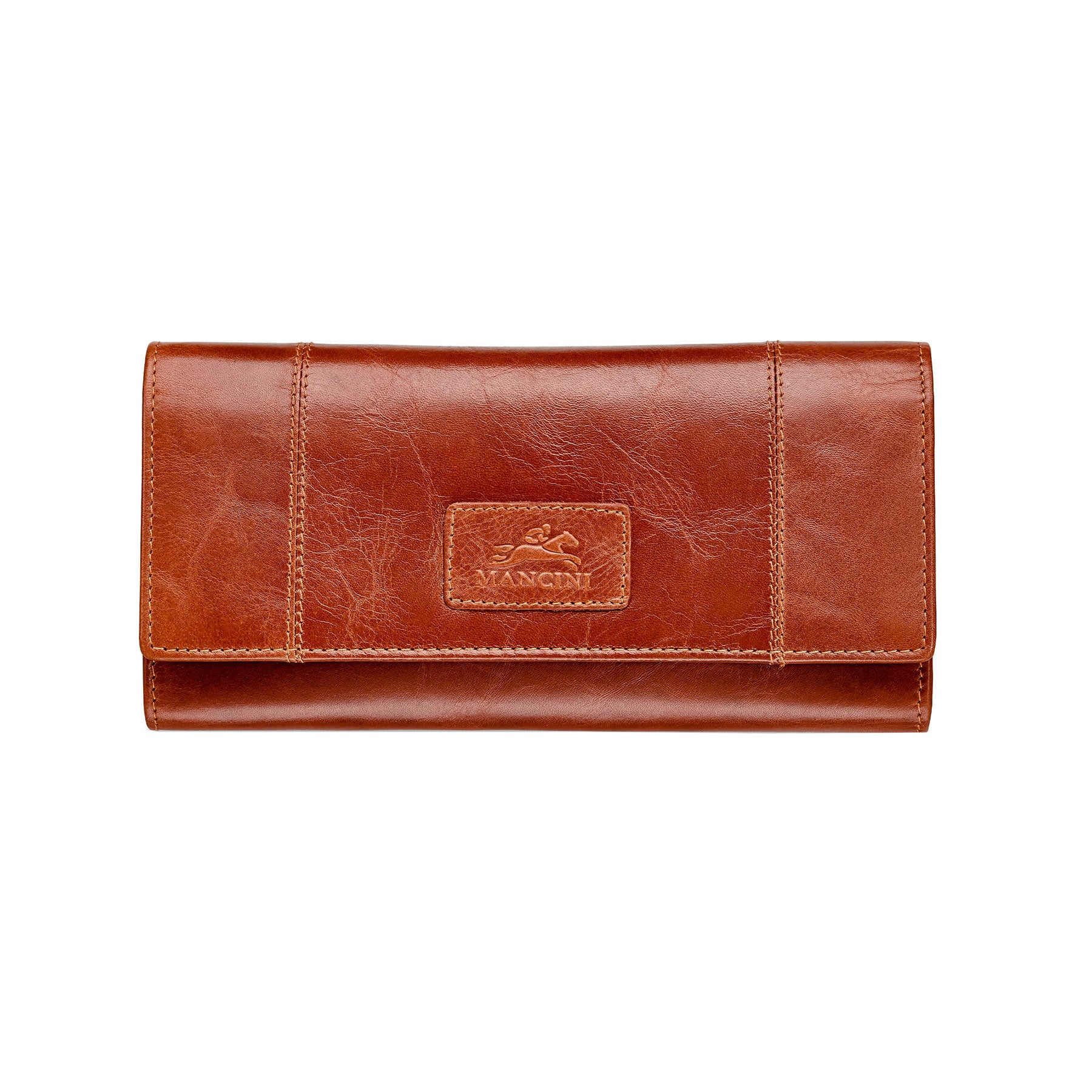 Mancini Casablanca Ladies’ RFID Secure Trifold Wallet