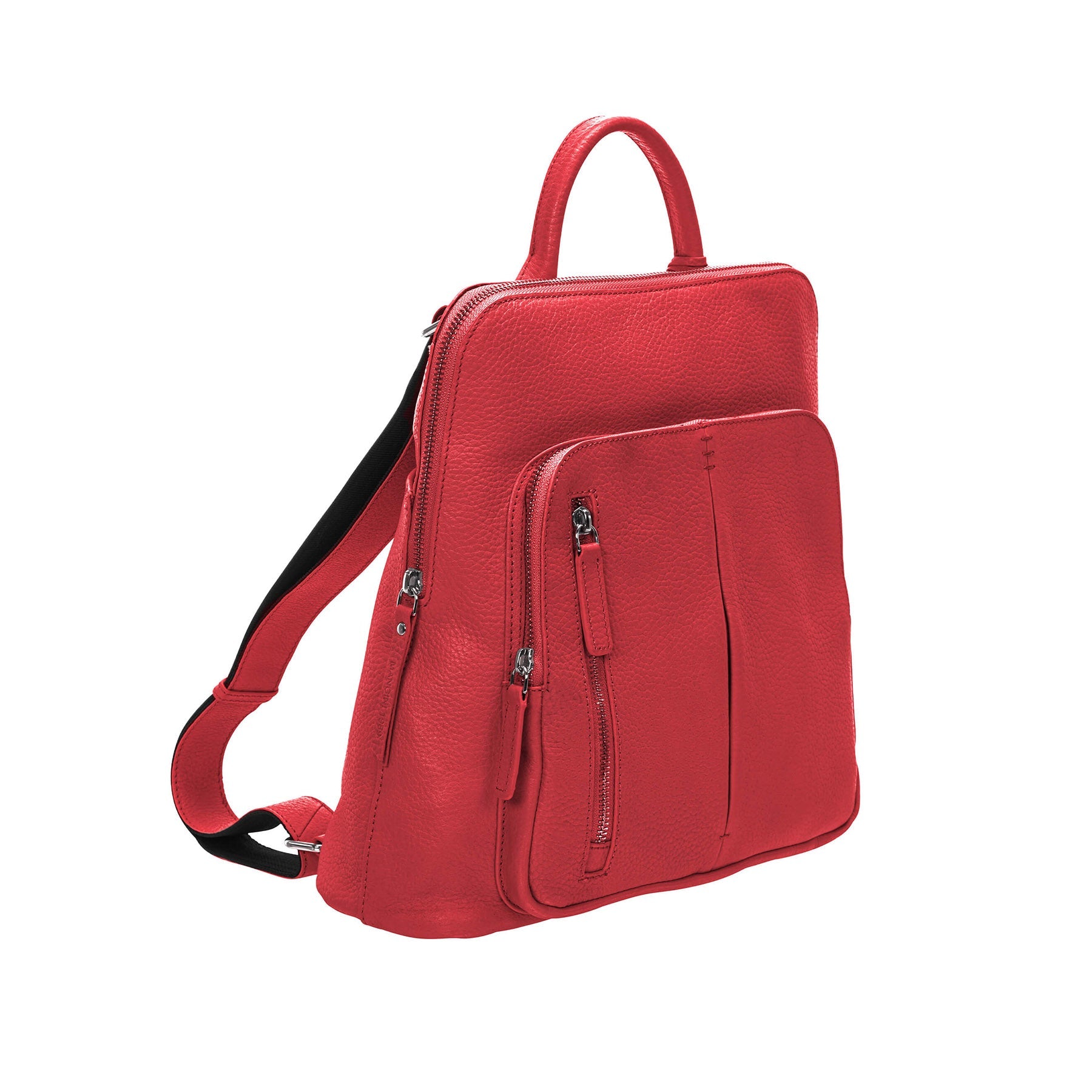 Mancini Pebbled Brigette Leather Backpack