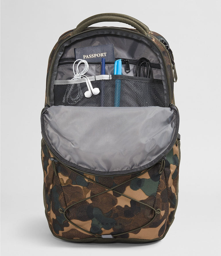 The North Face Jester Backpack - Utility Brown Camo Texture Print/New Taupe Green