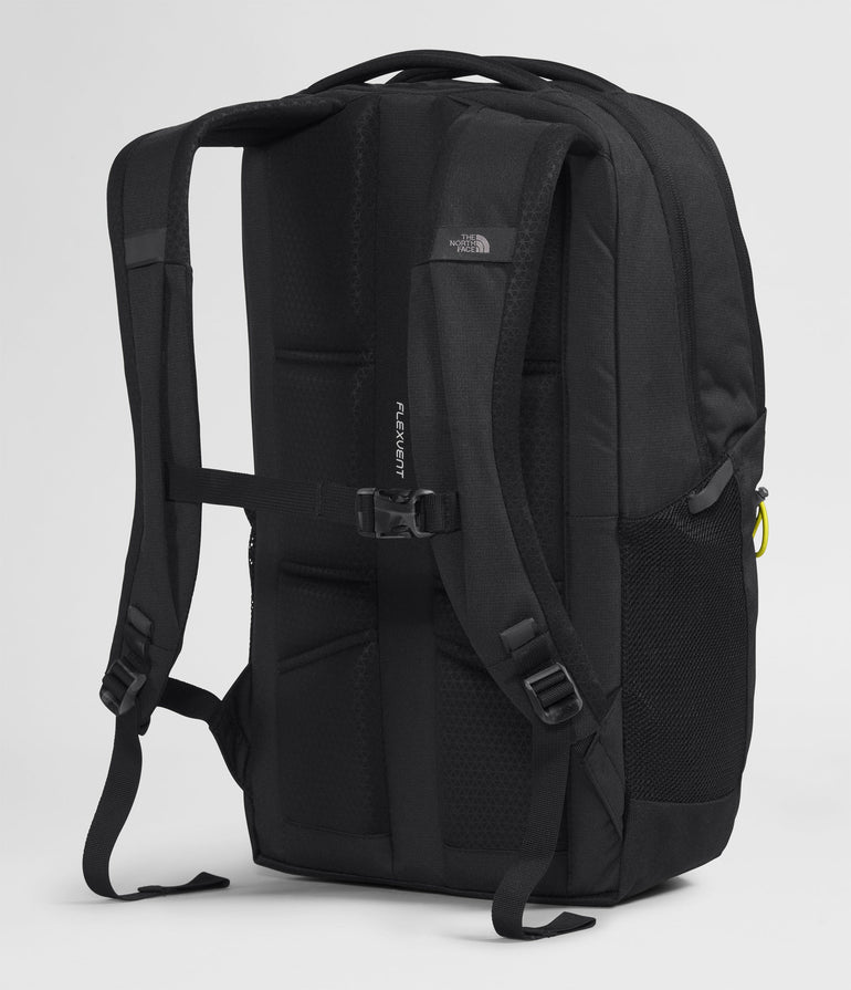 The North Face Jester Backpack - TNF Black Light Heather/Sulphur Spring Green