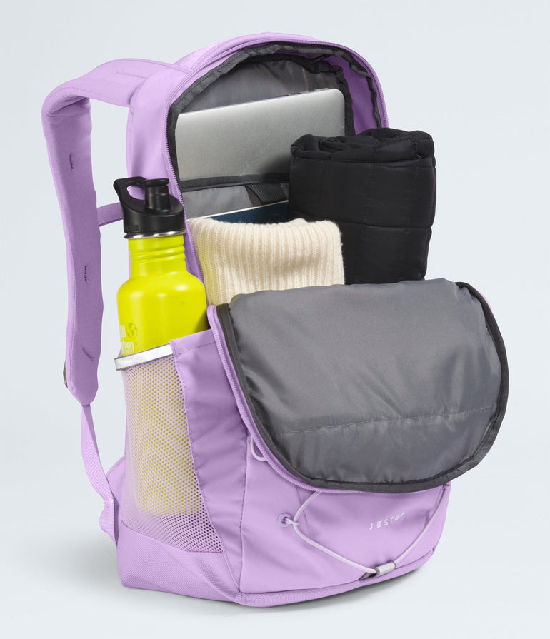 The North Face Women's Jester Backpack - Lite Lilac/Icy Lilac/TNF White
