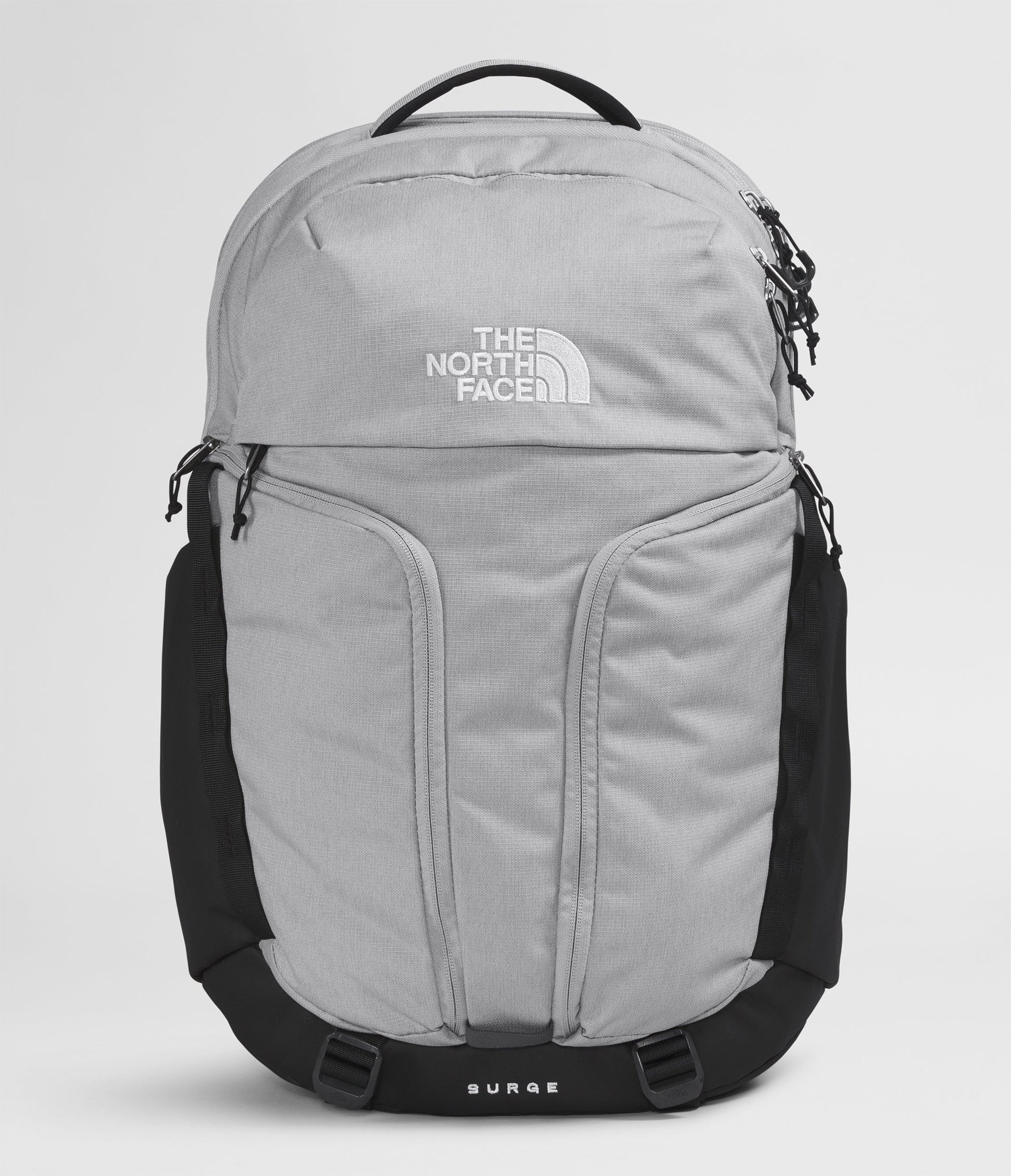 The North Face Surge Backpack - Meld Grey Dark Heather/TNF Black