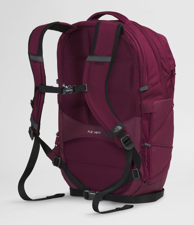 The North Face Women's Borealis Backpack - Boysenberry Light Heather/Fiery Red