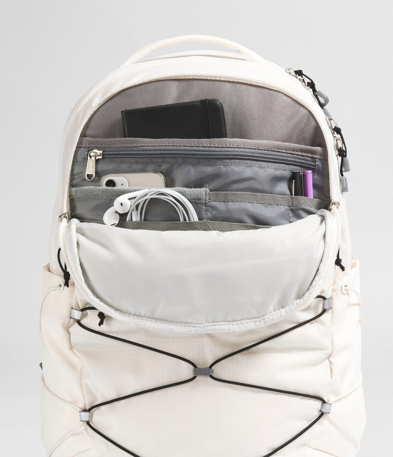 The North Face Women's Borealis Backpack - Gardenia White/TNF Black
