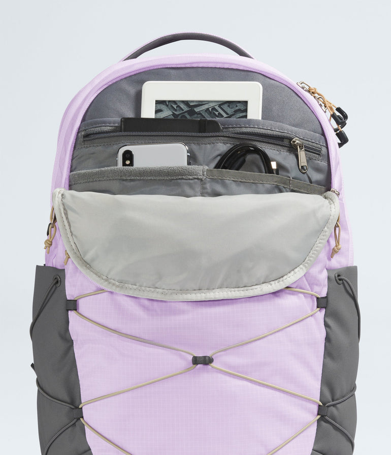 The North Face Women's Borealis Backpack - Icy Lilac/Smoked Pearl/Gravel