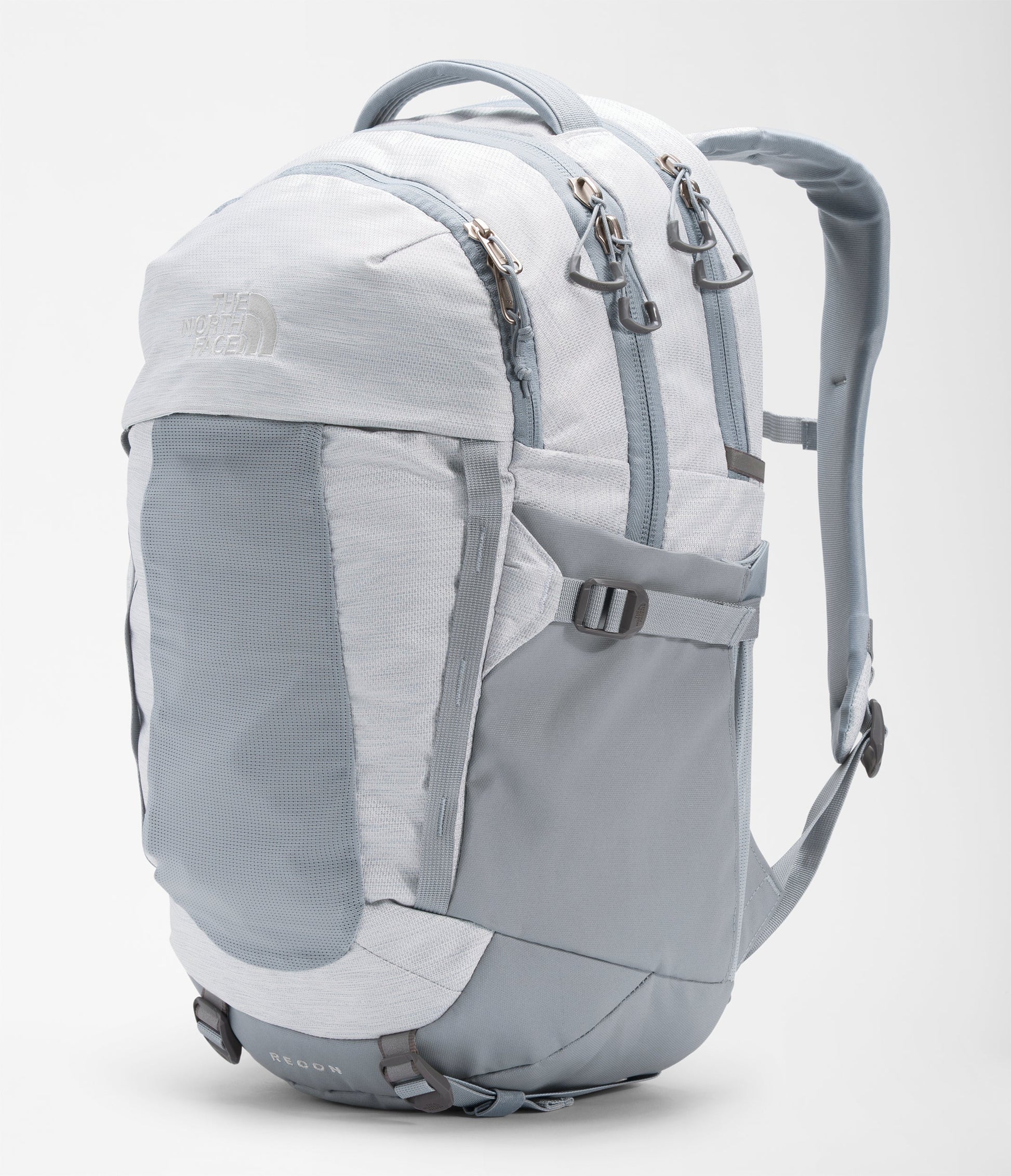 The North Face Women's Recon Backpack - TNF White Metallic Melange/Mid Grey