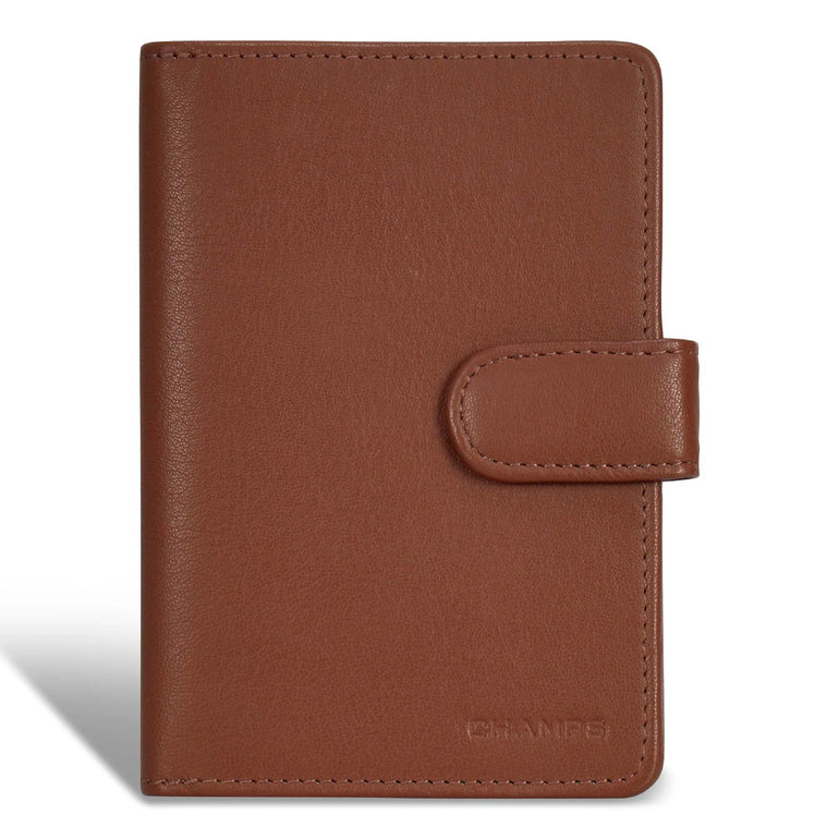 Champs Onyx Leather Passport Case